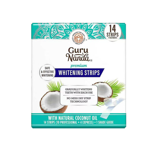 Guru Nanda Coconut oil teeth whitening strips
