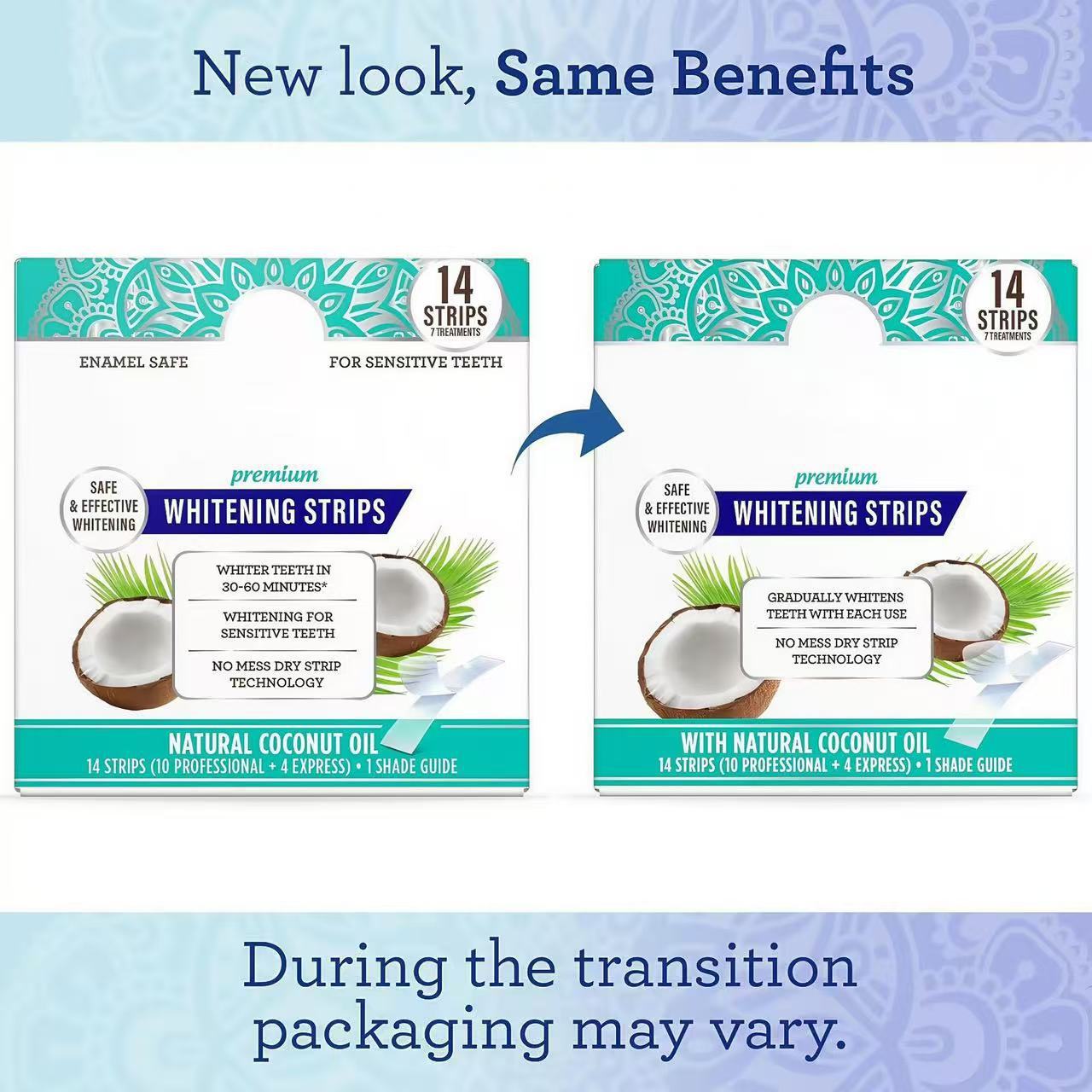 Guru Nanda Coconut oil teeth whitening strips