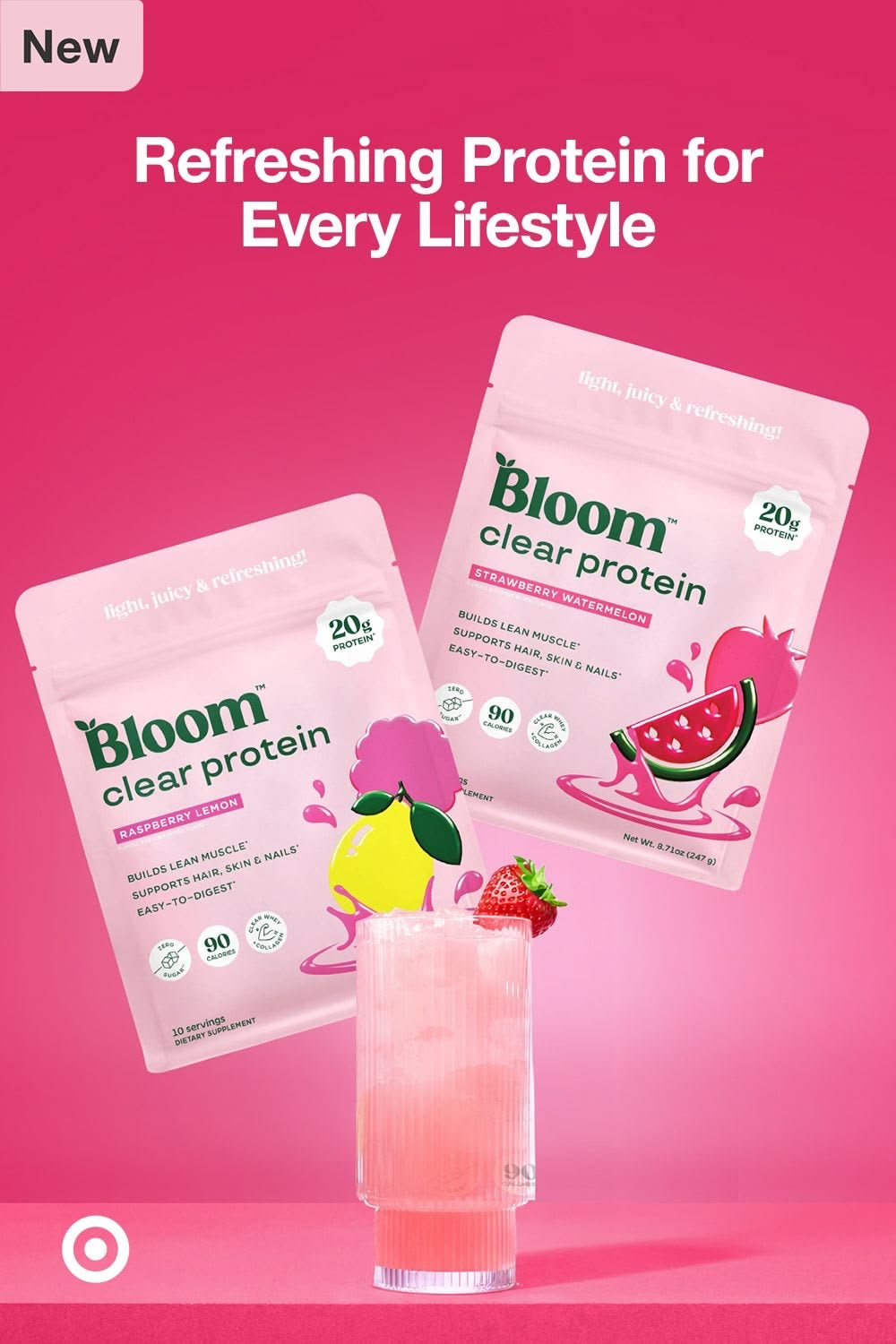 Bloom Nutrition Clear Protein - Clear Whey + Collagen Protein Blend