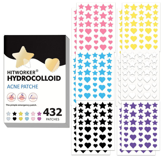 Hydrocolloid Star Heart Acne Patches