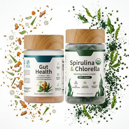 Spirulina Chlorella Chlorophyll Capsules